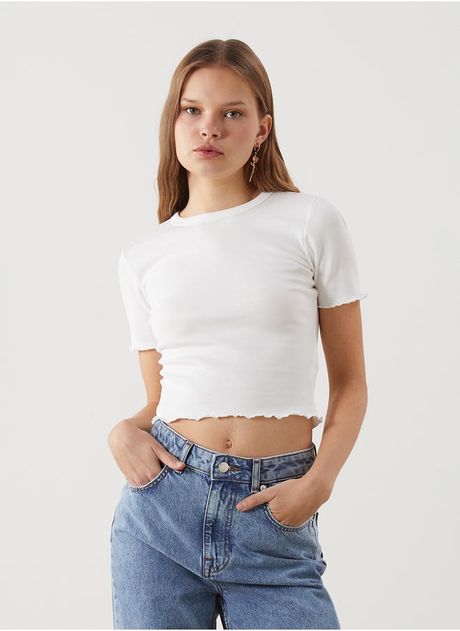 LC WAIKIKI - Crew Neck Women's Crop - Image 1