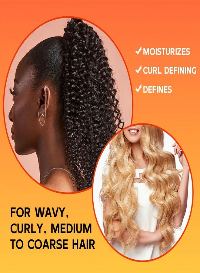 Grospe Curl Defining Cream, Anti Frizz Curling Cream for Enhances Wavy Hair and Curly Hair Hydrating Argan Oil Hair Mask Long-Lasting Styling Volume 9.46 FL OZ - Image 3