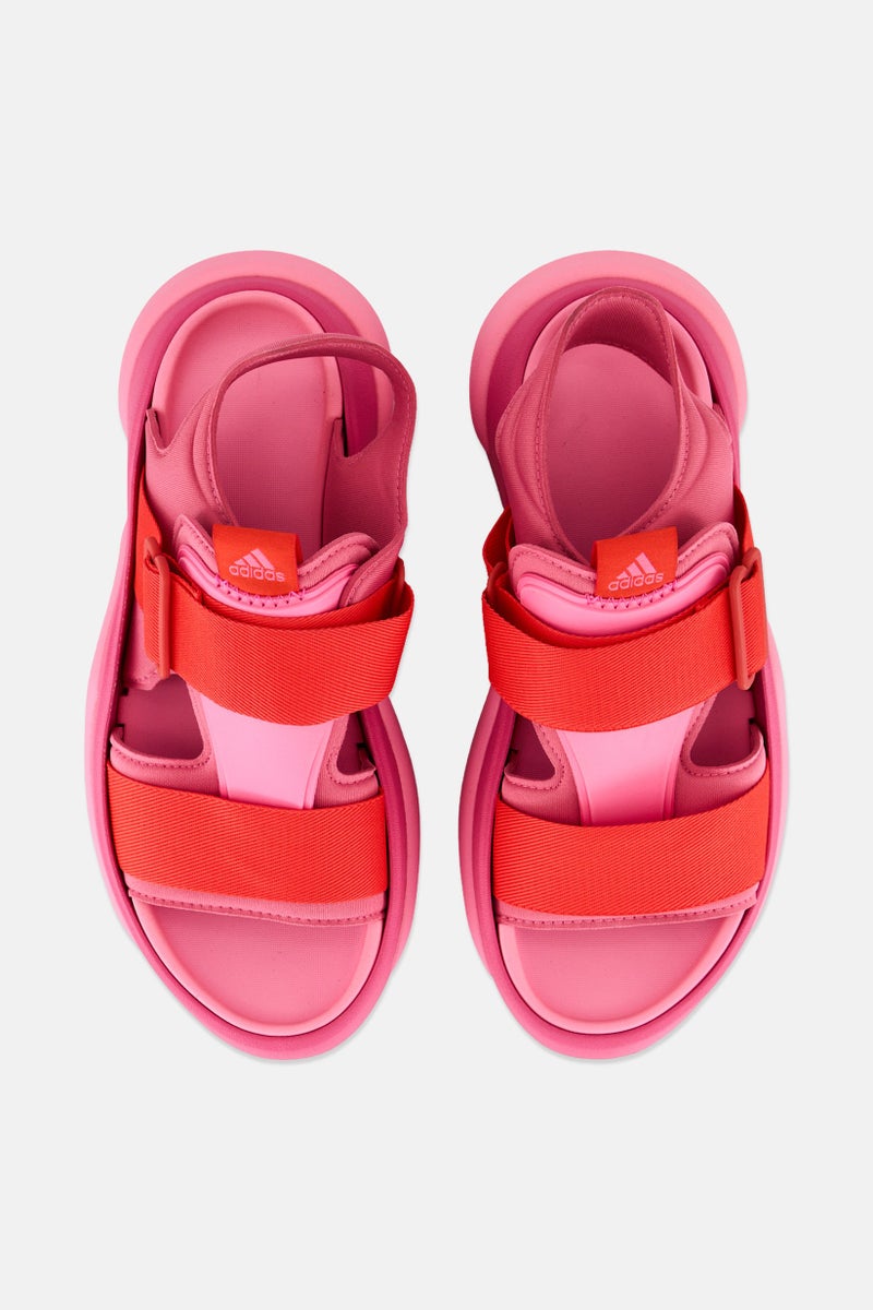 Adidas Women Mehana Adjustable Closure Sandals, Pink - Image 2