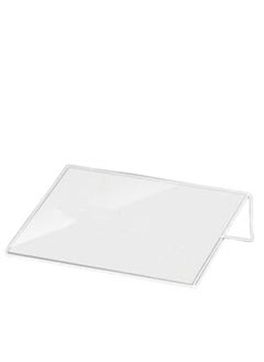 Eckek Eckek  Acrylic Label Holder Price Tag Displays Sign Holder Horizontal Slanted L-Shape Table Top Sign Stand 10 Pack  - Image 5