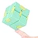 WUQID Infinitycube Fidget Toy Stress Relieving Fidgeting Game for Kids and AdultsCute PocketSized Unique Gadget for Anxiety Relief and Kill Time Macaron Green - Image 2