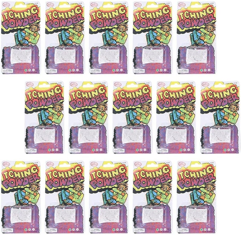 comfrt 20 Pcs Itching Powder Prank Joke Interesting Ingredients Trick Gag Funny Joke Trick Halloween Party Prop Supplies - Image 1