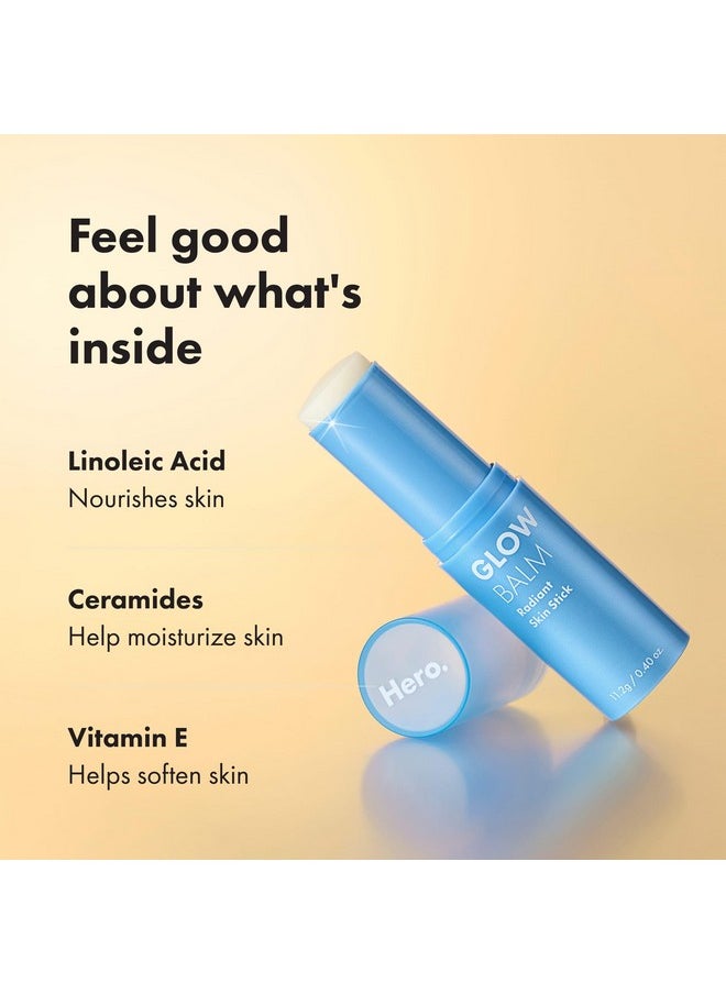 Hero Cosmetics Glow Balm Radiant Skin Stick Instantly Gives Skin A Glowy Finish For Dewy And Radiant Looking Skin Suitable For Acneprone Skin Won’T Clog Pores (0.4 Oz)  - Image 5