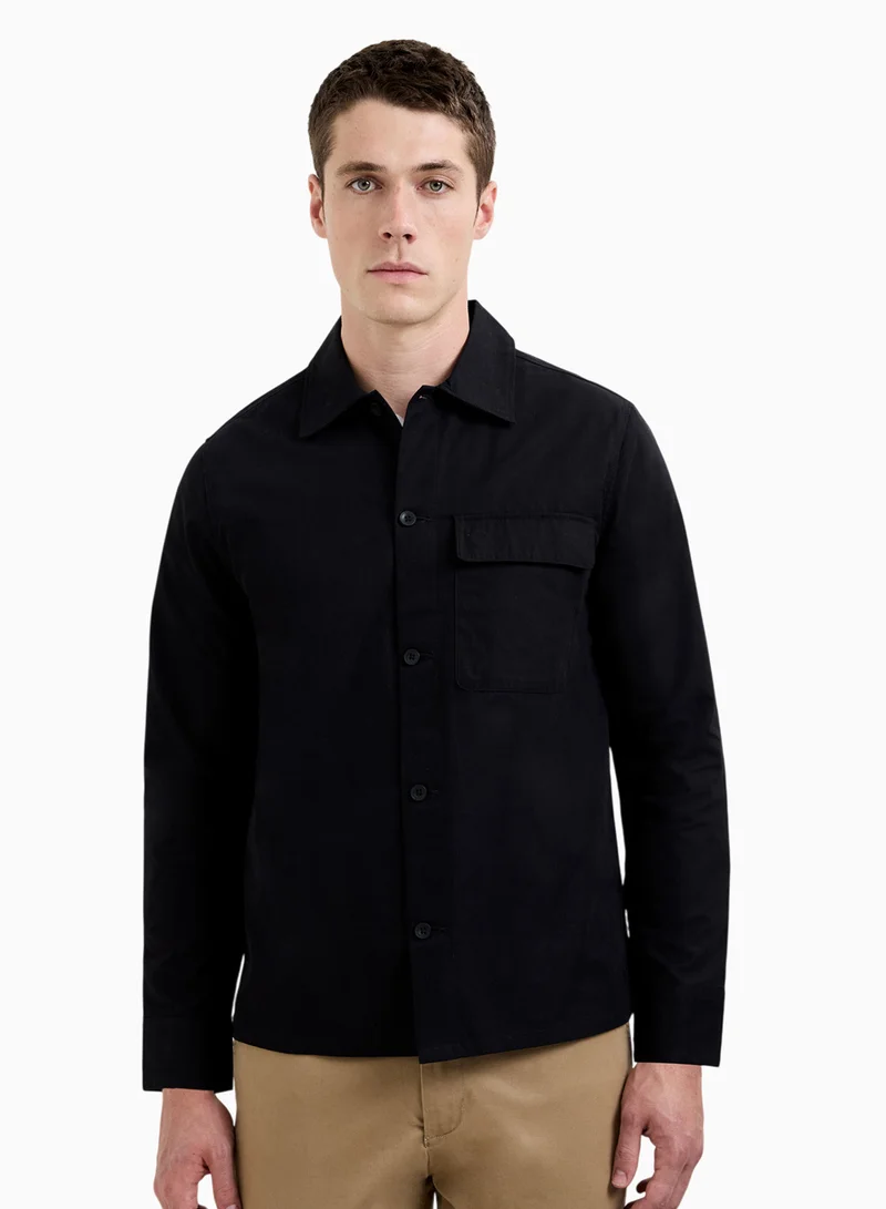 فرنش كونكشن Cavarly Twill Overshirt