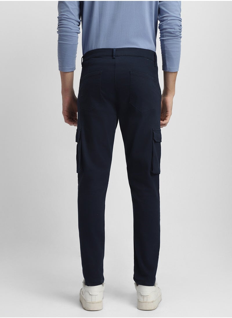 Dennis Lingo Men's Navy Tapered Fit Cargo Pants  - Image 5