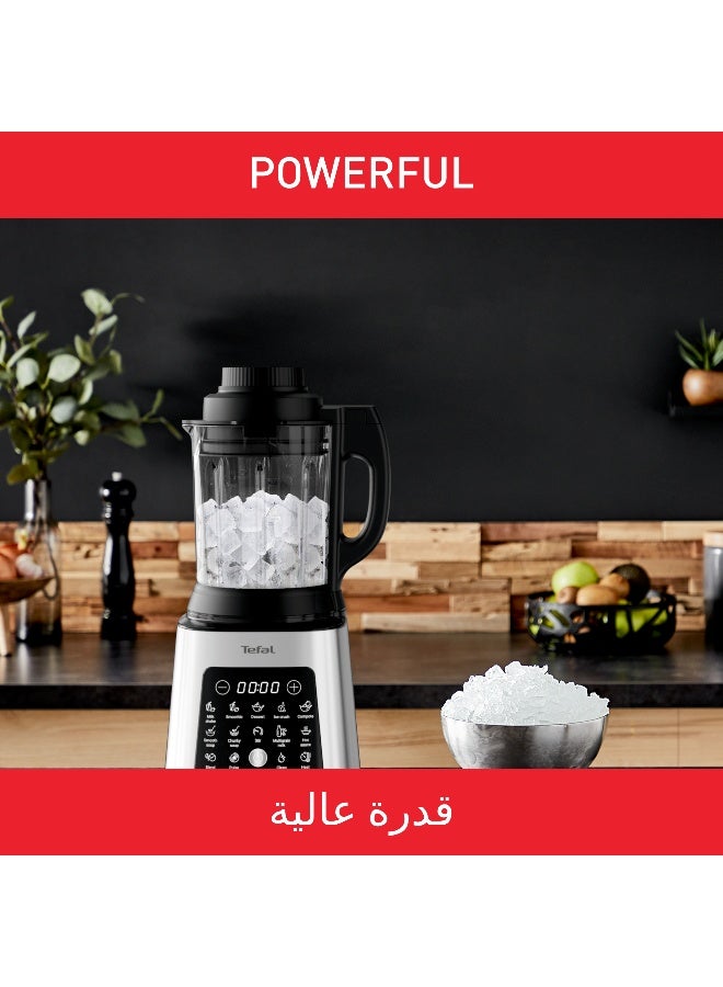 مولينكس خلاط | بيرفكت ميكس كوك خلاط عالي السرعة سعة 2 لتر | صانع سموذي | خلاط | 1400 واط | 10 برامج تلقائية | وصفات ساخنة وباردة | وظيفة تنظيف عميق | ضمان سنتين | LM835D27 1400 W LM835D27 - Image 5