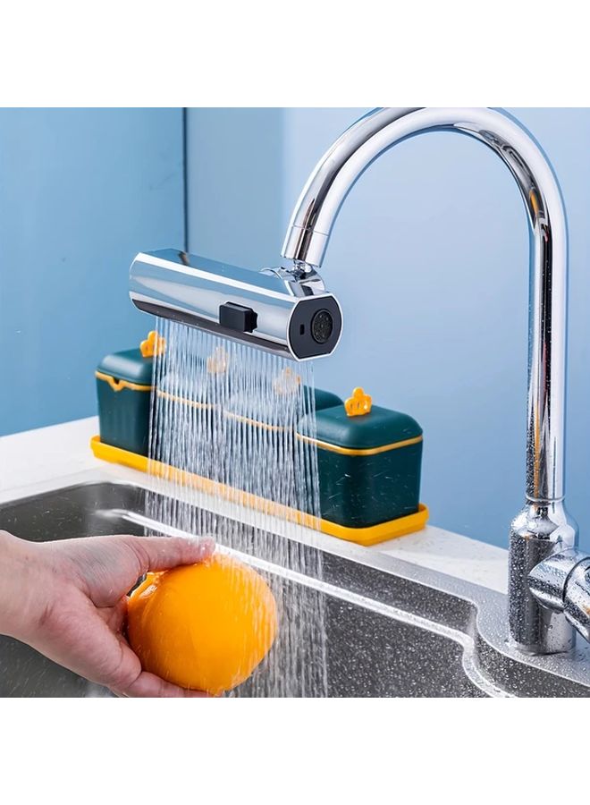 1 قطعة منظم صنبور متعدد الوظائف محول 3 أوضاع للمياه مطبخ حمام حوض توفير المياه فوهة - Image 2