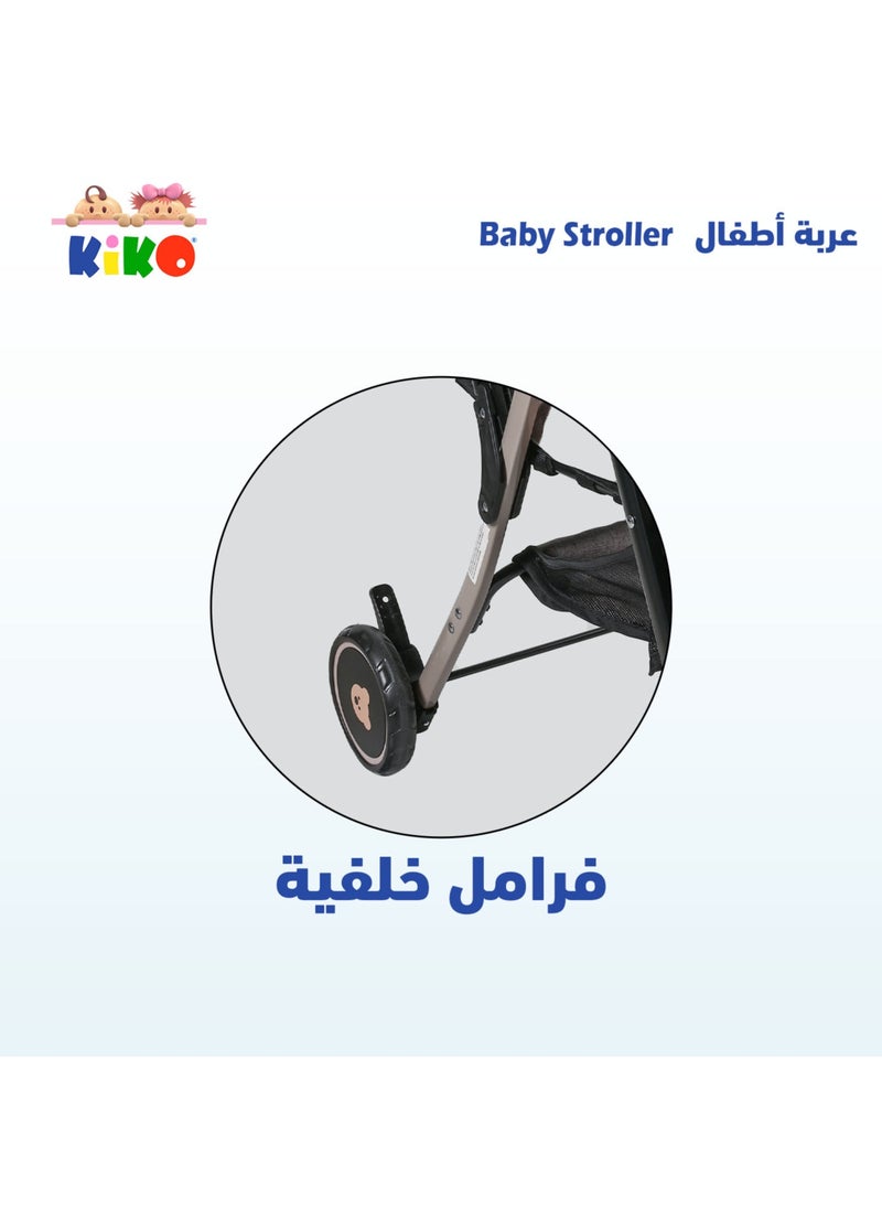 Kiko KIKO COMFORTABLE STROLLER 6 WHEELS  ( 0 M+ )-Blue  - Image 3