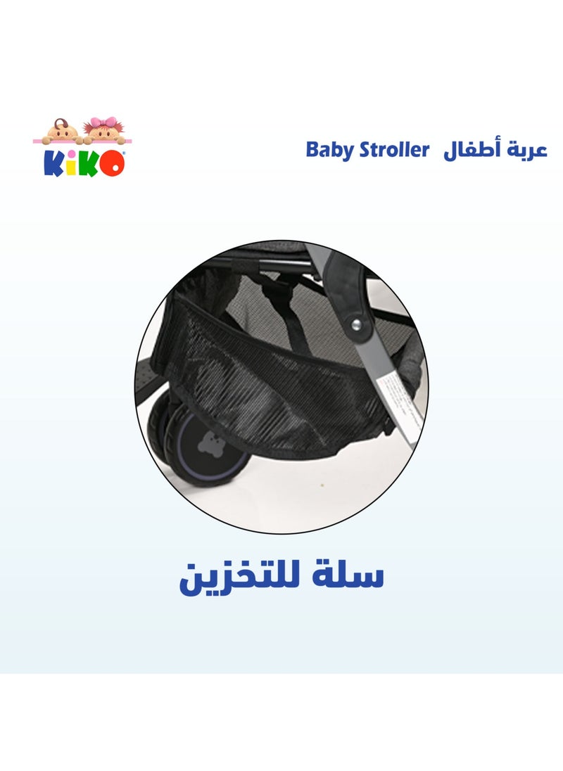 Kiko KIKO COMFORTABLE STROLLER 6 WHEELS  ( 0 M+ )-Blue  - Image 5