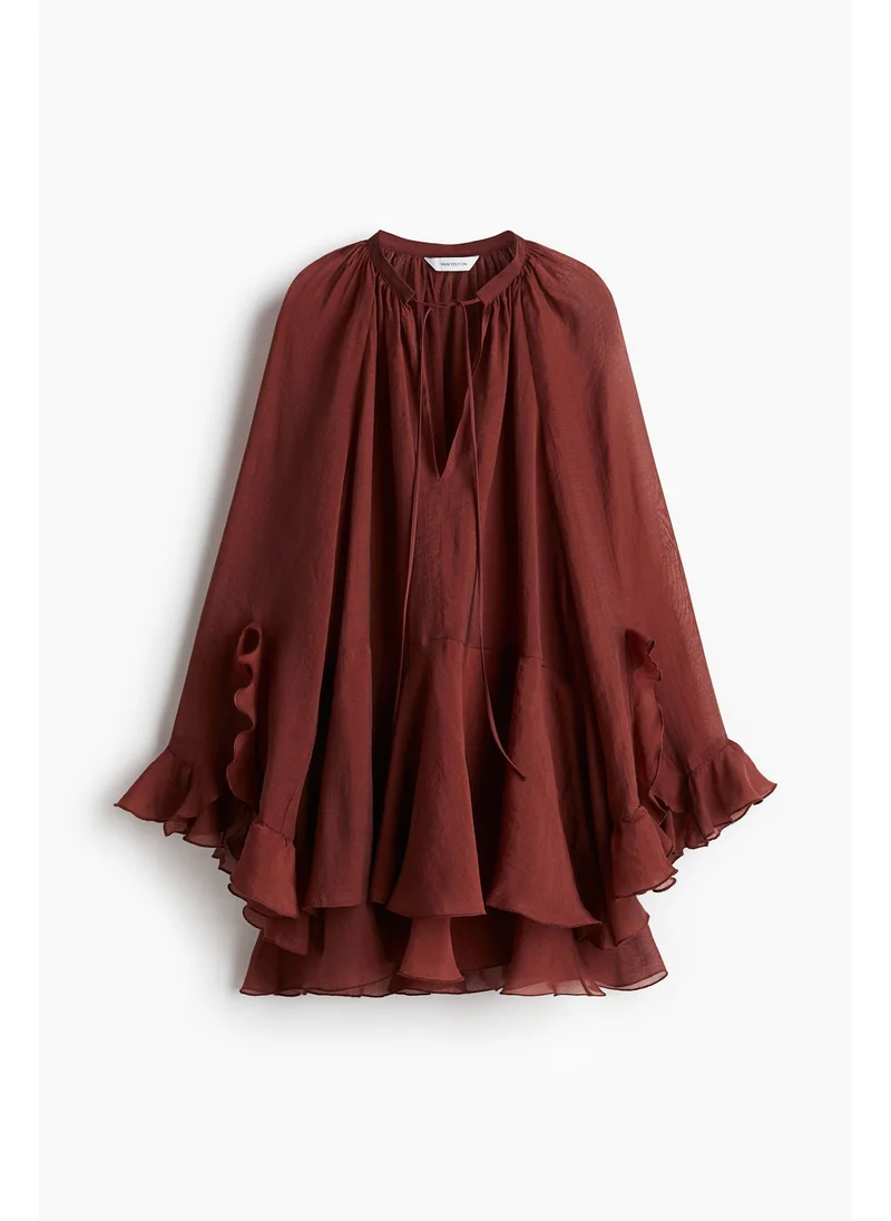 H&M Flounce-trimmed dress