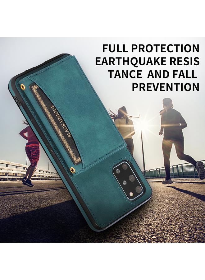 اس-توب جراب لهاتف Samsung Galaxy S20+ جراب هاتف جلدي ثلاثي الطي مع فتحة بطاقة ومحفظة وحامل - Image 5