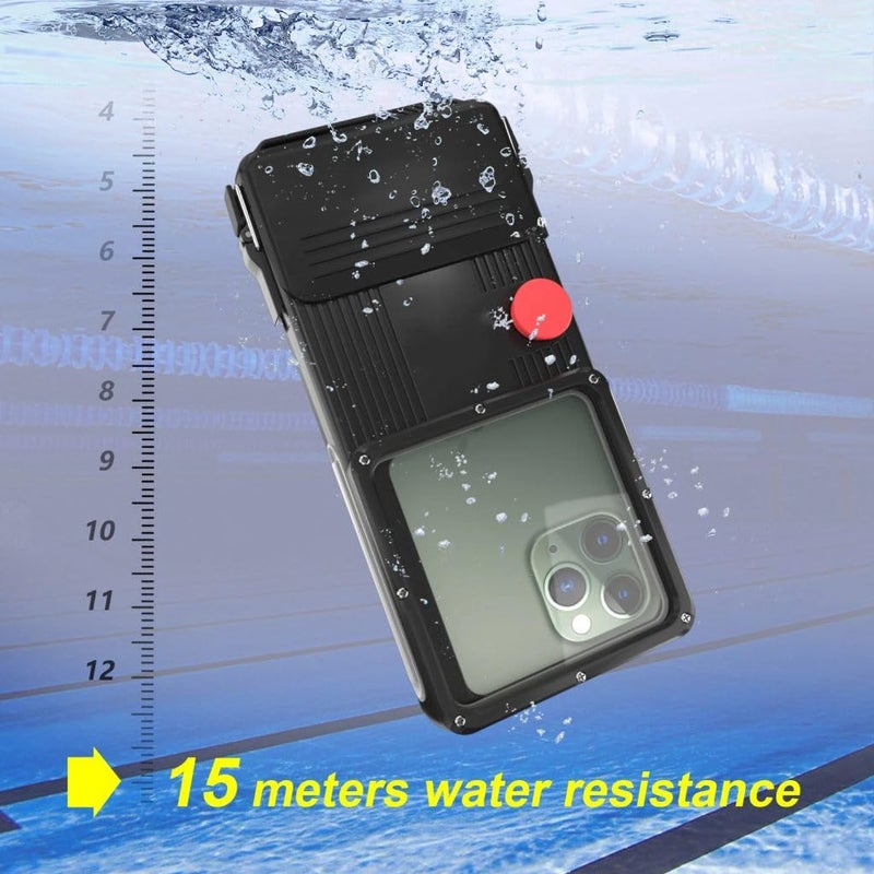 SeaFrog SF-PH-03 Waterproof 15M/49FT Underwater Shockproof, Anti-Drop, iPhone, Samsung, Xiaomi-Professional Swimming and Diving with Pump Universal Waterproof Phone Case for Underwater Diving - Image 3