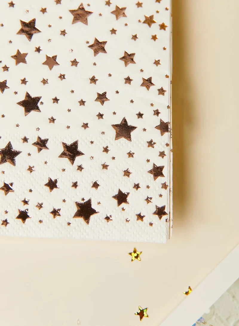 Ginger Ray Foiled Star Napkins