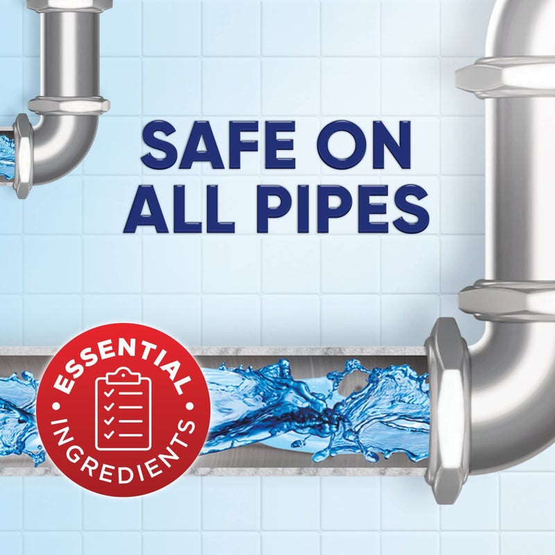 Drano Balance Drain Clog Remover and Cleaner, Non-Corrosive Formula, Safe on All Pipes and Septic Tanks, Formulated Using Only Essential Ingredients, 32 Fl Oz - Image 3