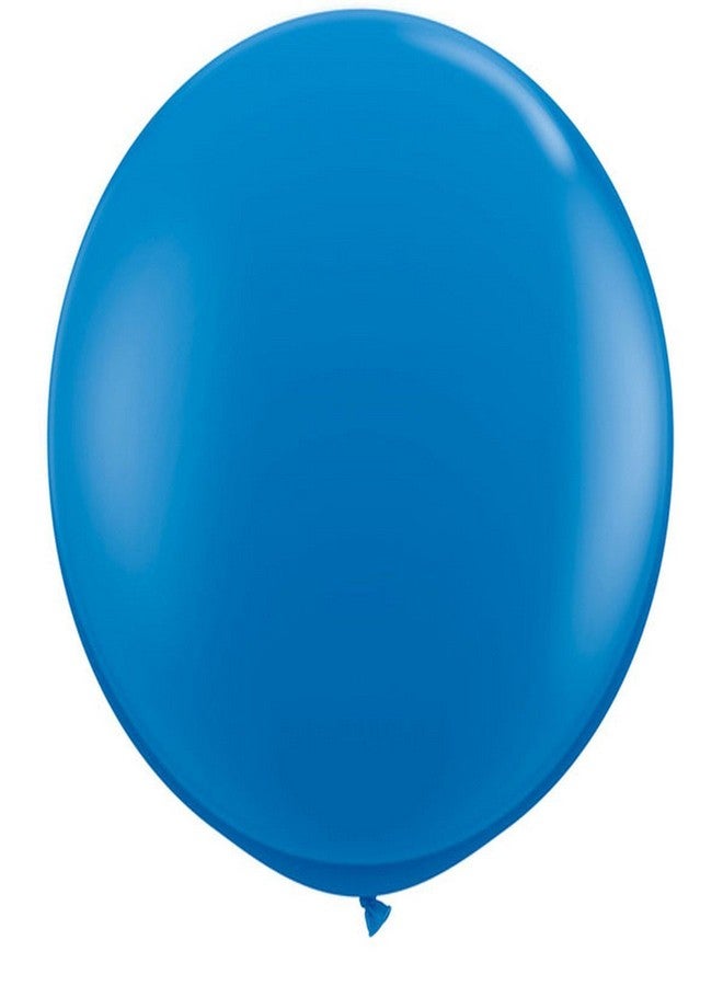 Qualatex 5" Round Balloons, Light Blue Pearl - Pack of 100 - Image 4