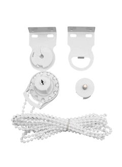 UNIQUELLA UNIQUELLA Pack of 1 Roller Blinds Repair KitWindow ShadeCurtain Accessories Plastic and Metal with Hook Control Unit 2 Brackets 2 Meters Beaded Chain 2 End Caps and Chain Stopper Code17EZ  - Image 2
