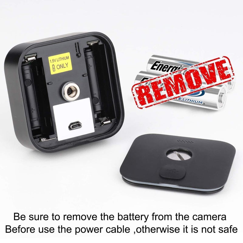 iTODOS 2 Pack 25ft/7.5m Power Cable and Adapter Compatible with Blink Outdoor 4 (4th Gen)/Blink XT3/XT2/XT,Weatherproof Outdoor, Flat Charging Cable Charger for Blink Camera (NOT for Blink Mini) - Image 5