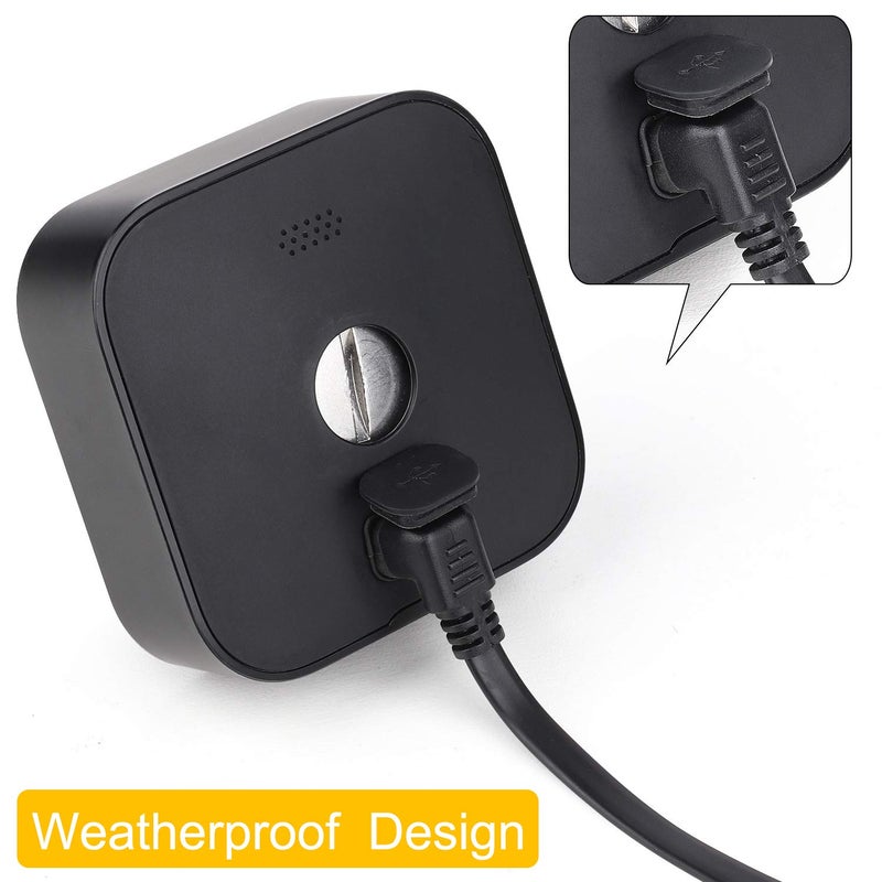 iTODOS 2 Pack 25ft/7.5m Power Cable and Adapter Compatible with Blink Outdoor 4 (4th Gen)/Blink XT3/XT2/XT,Weatherproof Outdoor, Flat Charging Cable Charger for Blink Camera (NOT for Blink Mini) - Image 2