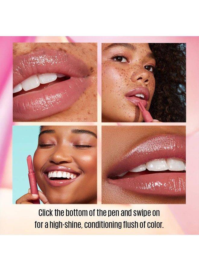 KAJA Lip Gloss - Heart Melter | High-shine, Glossy Finish, Soft Rosy Mauve, Moisturize, 03 Crazy 4U, 0.04 Oz - Image 4