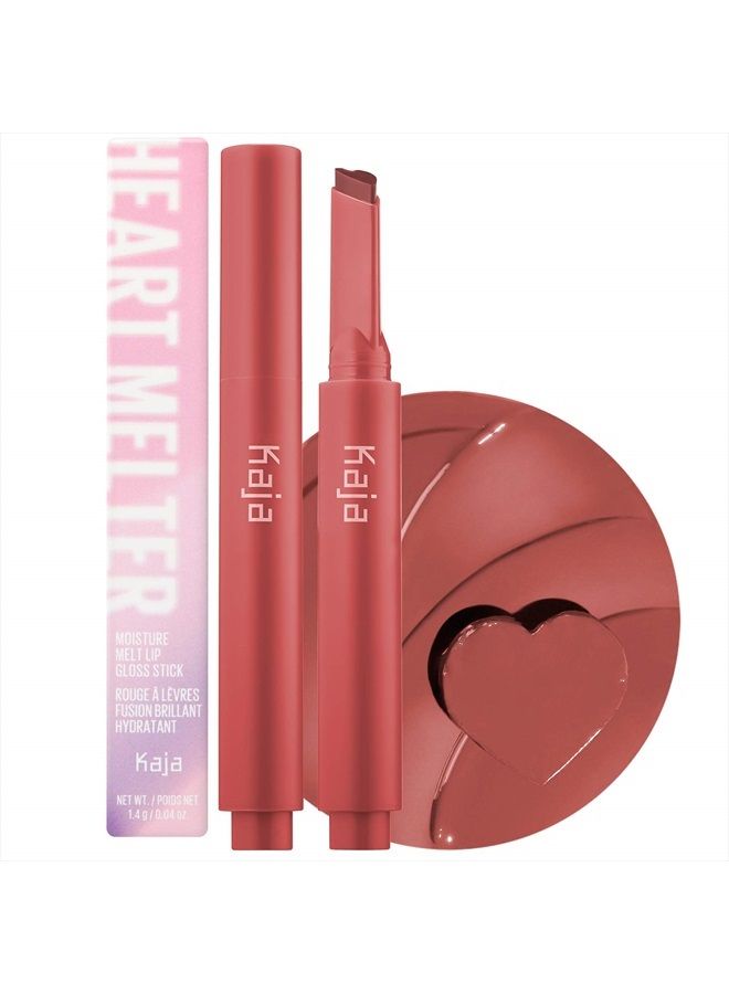 KAJA Lip Gloss - Heart Melter | High-shine, Glossy Finish, Soft Rosy Mauve, Moisturize, 03 Crazy 4U, 0.04 Oz - Image 1