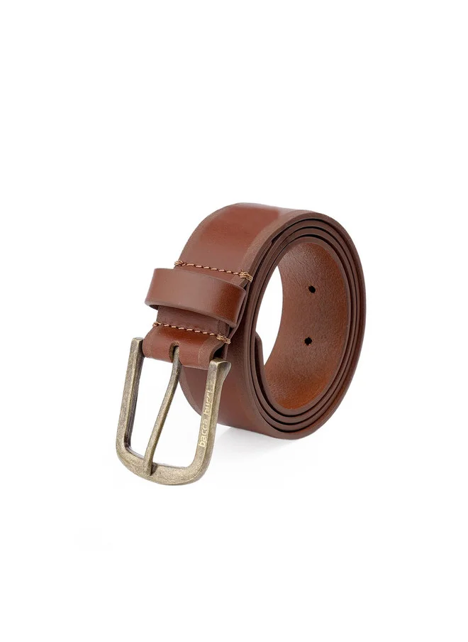 Bacca Bucci Brown Men's Brown Leather Formal Belt with Tang Closure for Men | Best Price UAE