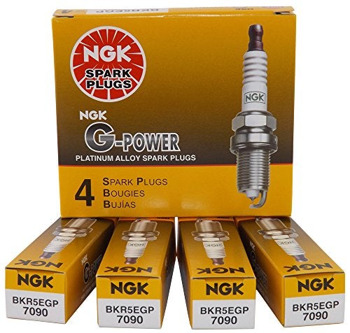 NGK شمعات الإشعال NGK 7090 BKR5EGP G-Power، عبوة من 4 - Image 1