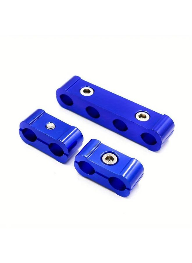 Blue Spark Plug Wire Loom with Three Dividers and Four Hole Clamps Repair Tools - Image 5