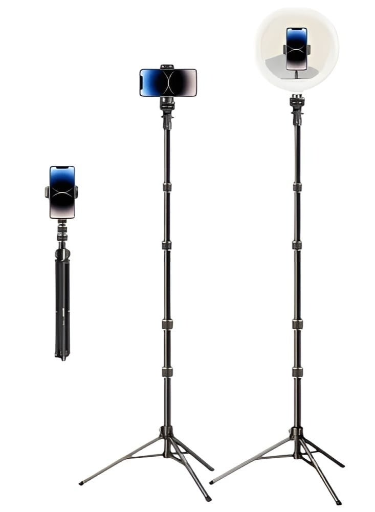 ني فو حامل أرضي متعدد الوظائف للبث المباشر للهواتف المحمولة NP-688 مع حامل ثلاثي القوائم - Image 3