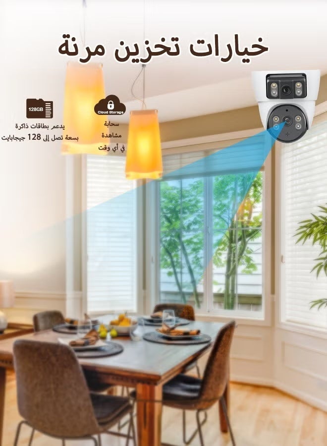 TIGER MAX 4G Solar Dome Security Camera with Dual Lens, 19200mAh High Capacity Battery, Wireless Outdoor Monitoring, AI Motion Detection, Full Color Night Vision, Mobile Control - Image 4