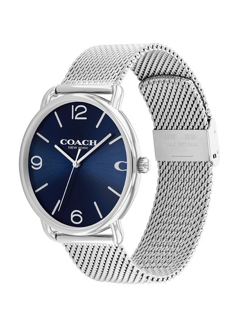 Men's Analog Round Shape Stainless Steel Wrist Watch 14602652 - 41 Mm