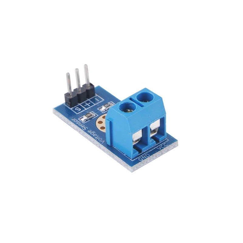 Stemedu DC 0-25V Voltage Detection Sensor Voltage Terminal Measurement Module up to 25V, Test Electronic Bricks for Robot for Arduino for Raspberry Pi (Pack of 5pcs) - Image 4