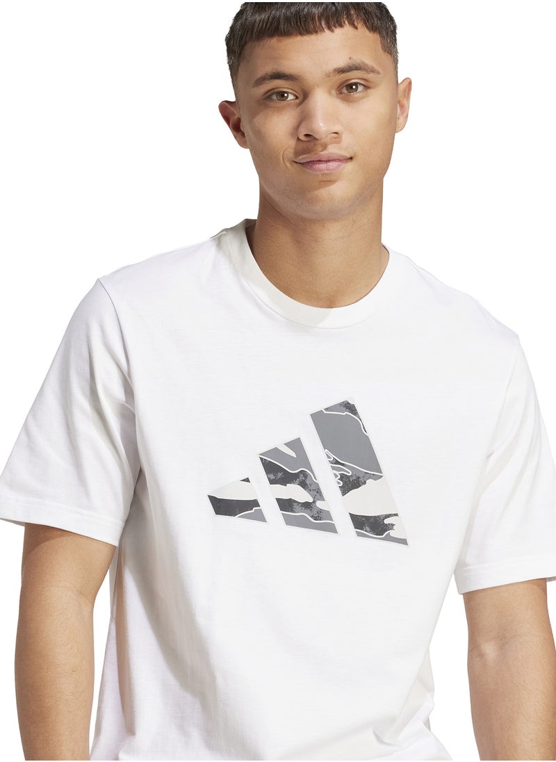 Adidas Camo Logo Graphic T-Shirt  - Image 4