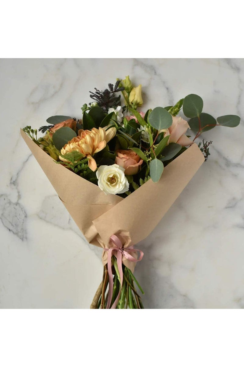 LINGWEI Kraft Paper Sheets 50 x70 cm-50 Pack Brown - Image 5