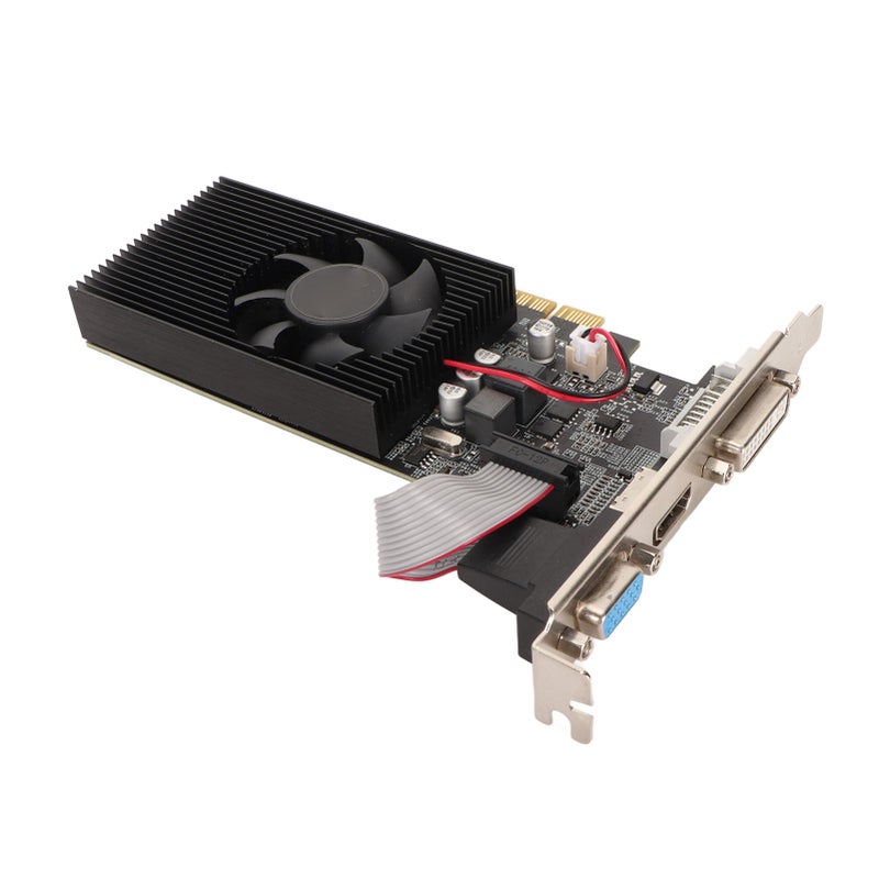 بطاقة رسومات GT 730 4G DDR3B 128 بت مع مروحة تبريد تدعم واجهات VGA و DVI وواجهات الوسائط المتعددة الدقيقة (HD) - بطاقات رسومات للألعاب - Image 1