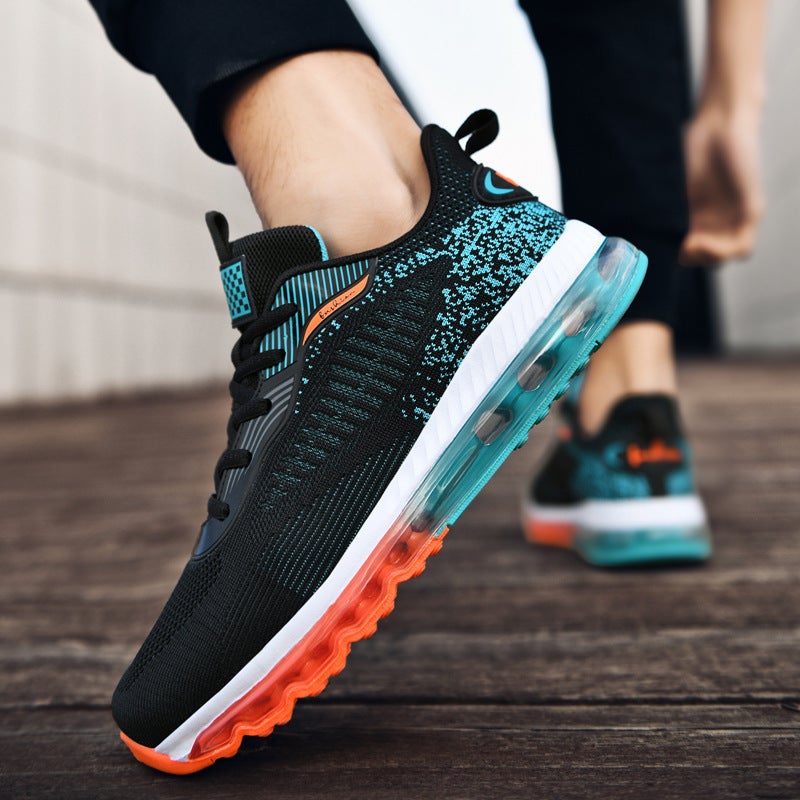 New Large Size Men'S Shoes, Summer Fly-Woven Air-Cushion Sports Shoes, Fashionable Casual Shoes, Men'S Trendy Shoes, Simple Men'S Shoes - Image 2