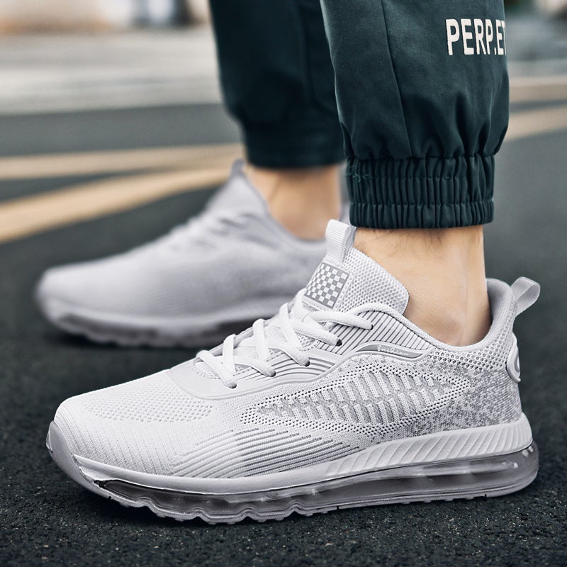 New Large Size Men'S Shoes, Summer Fly-Woven Air-Cushion Sports Shoes, Fashionable Casual Shoes, Men'S Trendy Shoes, Simple Men'S Shoes - Image 3