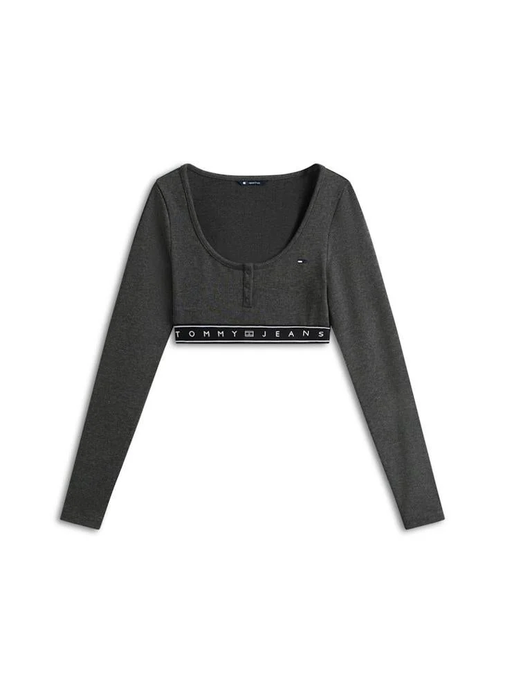 TOMMY JEANS  Logo Cropped T-Shirt for Women | Best Price UAE