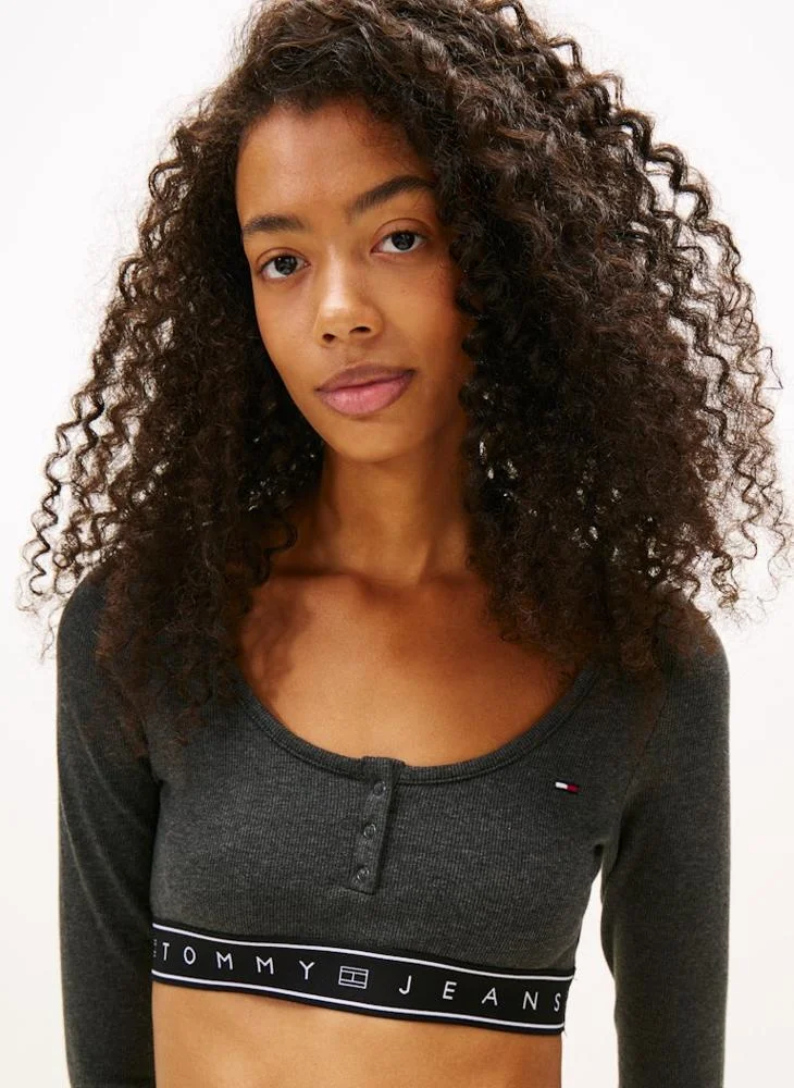 TOMMY JEANS  Logo Cropped T-Shirt for Women | Best Price UAE