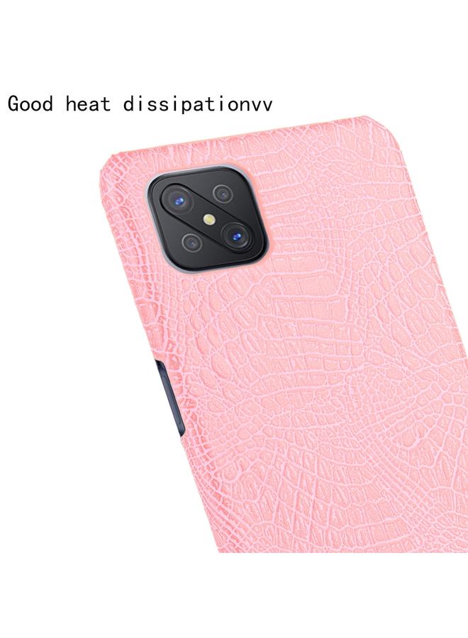 اس-توب جراب لهاتف Oppo Reno4 Z 5G/A92S مقاوم للصدمات مصنوع من جلد التمساح PC + PU - Image 5