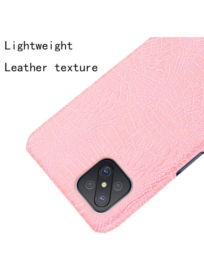 اس-توب جراب لهاتف Oppo Reno4 Z 5G/A92S مقاوم للصدمات مصنوع من جلد التمساح PC + PU - Image 4