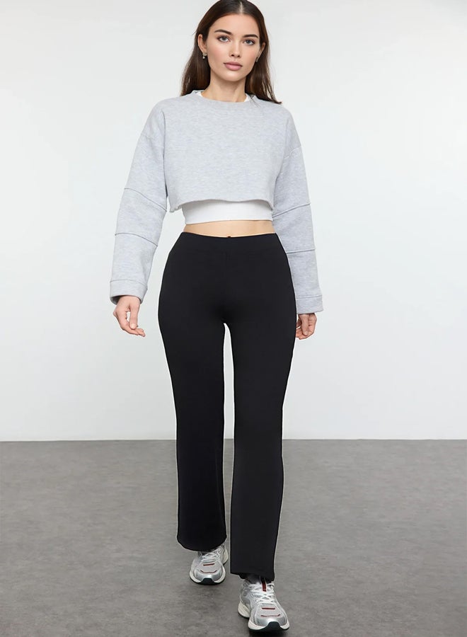 trendyol Winter Sports Sweatpants with Black Thmaw25Ea00009  - Image 2