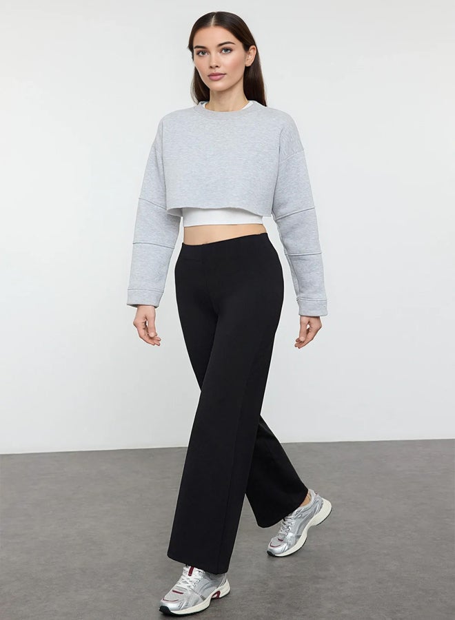 trendyol Winter Sports Sweatpants with Black Thmaw25Ea00009  - Image 1