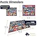 White Mountain 1000 Piece Jigsaw Puzzle State Collage Massachusetts Puzzles with Large Pieces Gift for Adults and Family 24x30 I Love Nantucket - Image 4
