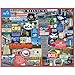 White Mountain 1000 Piece Jigsaw Puzzle State Collage Massachusetts Puzzles with Large Pieces Gift for Adults and Family 24x30 I Love Nantucket - Image 2