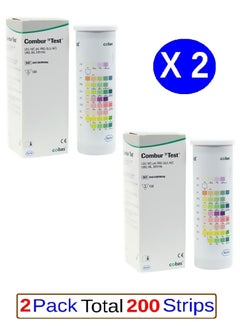 2 Pack of Combur 10 urine test strips for disease detection 100 pieces