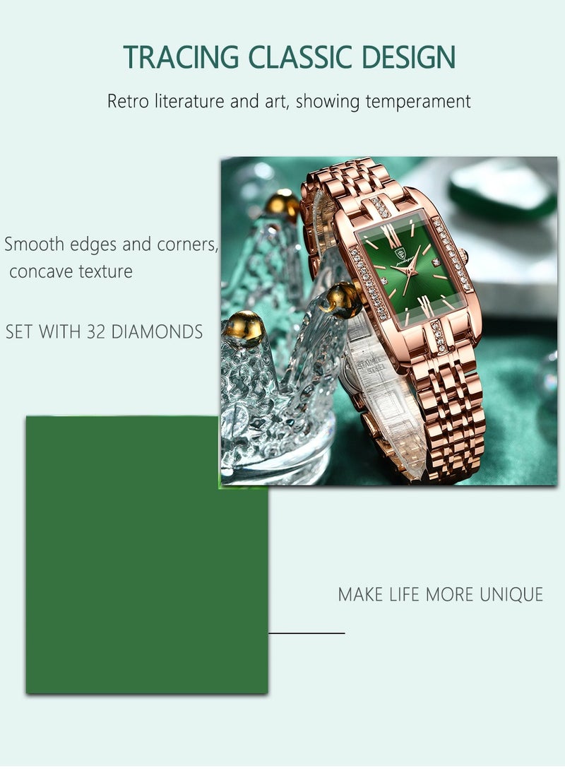 POEDAGAR Women's Watches Fashion Brand POEDAGAR Luxury Diamond Quartz Watch 30m Waterproof Hot Selling Women's Gifts - Image 4