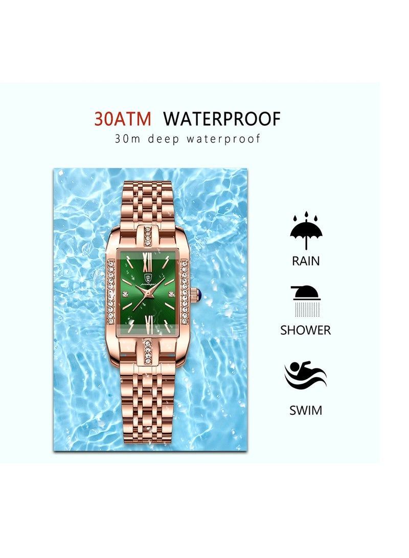 POEDAGAR Women's Watches Fashion Brand POEDAGAR Luxury Diamond Quartz Watch 30m Waterproof Hot Selling Women's Gifts - Image 3