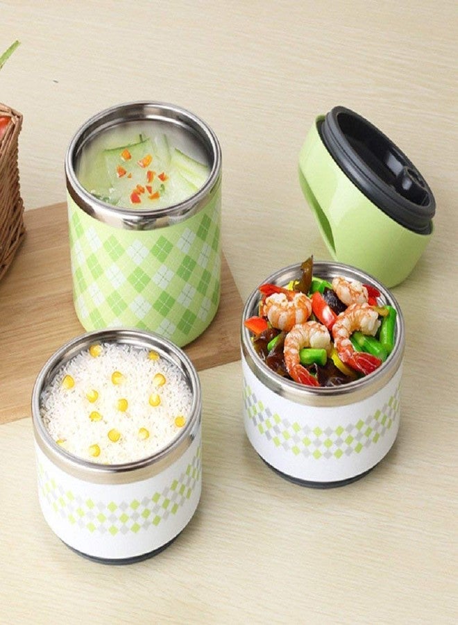 Luxafare Leak-Proof 3 Layers Stainless Steel Lunch Box (Multi Color) - Image 1