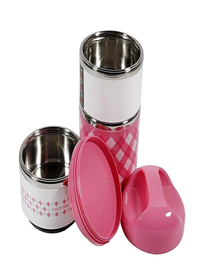 Luxafare Leak-Proof 3 Layers Stainless Steel Lunch Box (Multi Color) - Image 4