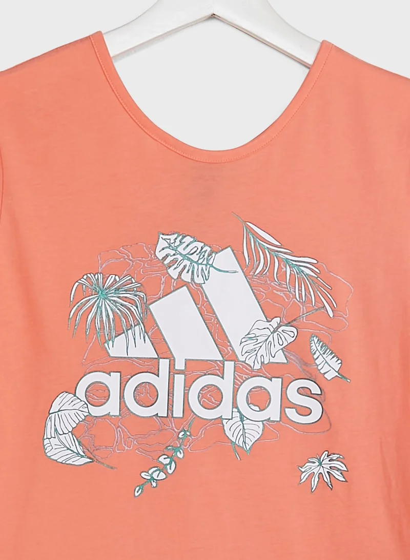 Adidas Kids Summer Logo T-Shirt